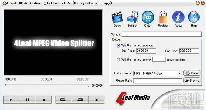 4Leaf MPEG Video Splitter,4Leaf MPEG Video Splitter下载,4Leaf MPEG Video Splitter官