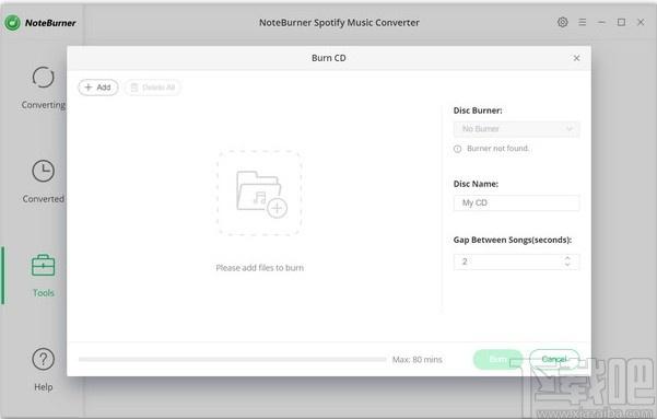 NoteBurner Spotify Music Converter下载,音乐格式转换工具,音频转换
