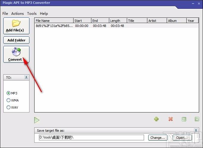 Magic APE to MP3 Converter下载,APE转MP3转换器