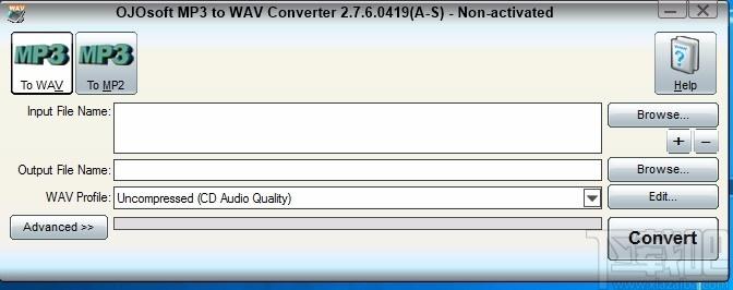OJOsoft MP3 to WAV Converter,mp3转wav转换器