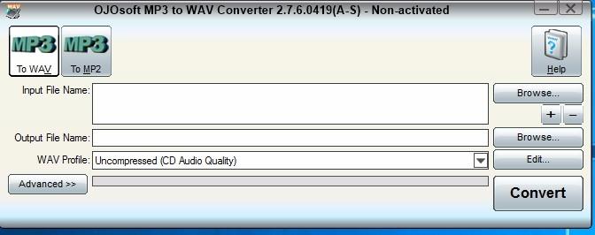 OJOsoft MP3 to WAV Converter,mp3转wav转换器