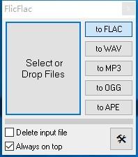 FlicFlac Audio Converter,音频文件格式转换,音频转换