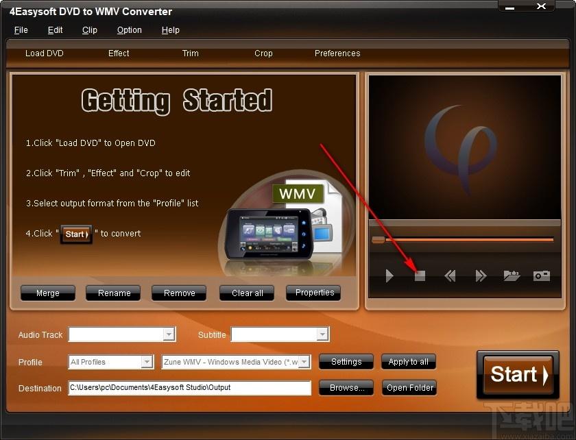 4Easysoft DVD to WMV Converter下载,DVD至WMV转换器,视频转换