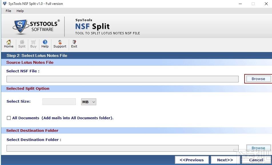 SysTools NSF Split下载,NSF文件分割软件,文件分割,文本分割