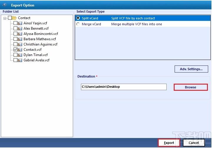 SysTools vCard Split and Merge下载,vCard分割合并软件