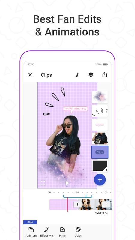 funimate中文版2024最新版下载,funimate,视频剪辑app